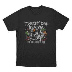 Treaty Oak Revival 2026 Tour Unisex T Shirt Black
