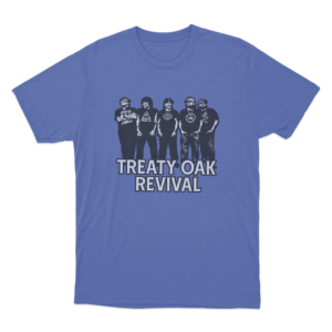 Treaty Oak Revival Band Portrait Unisex T Shirt Blue