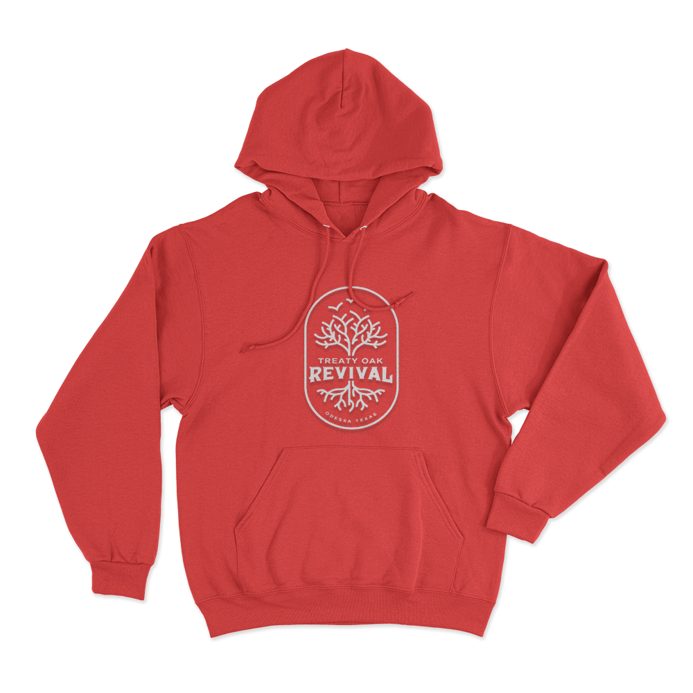 Treaty Oak Revival Logo Unisex Hoodie Red Treaty Oak Revival Logo Unisex Hoodie Red