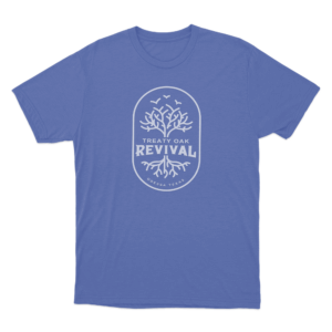 Treaty Oak Revival Logo Unisex T Shirt Blue