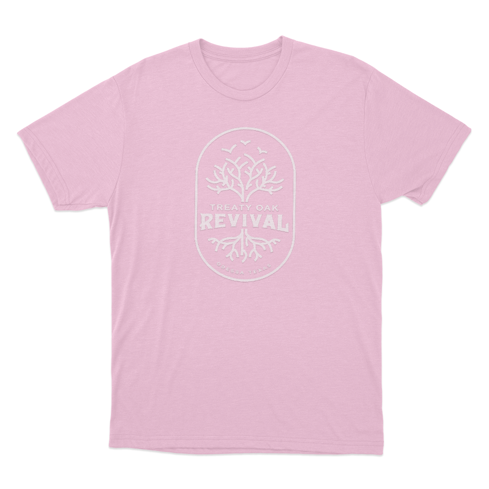 Treaty Oak Revival Logo Unisex T Shirt Pink Treaty Oak Revival Logo Unisex T Shirt Pink