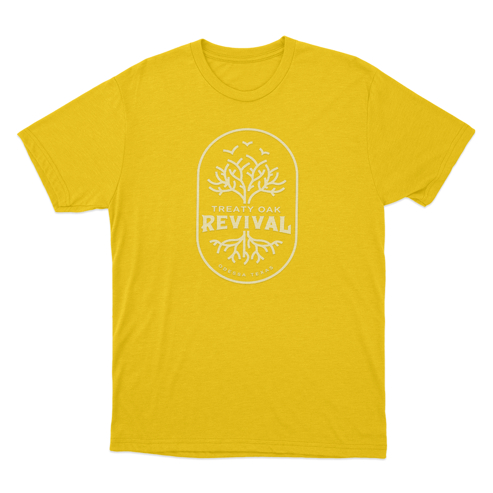 Treaty Oak Revival Logo Unisex T Shirt Yellow Treaty Oak Revival Logo Unisex T Shirt Yellow