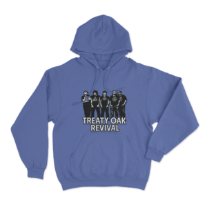 Treaty Oak Revival Portrait Unisex Hoodie Blue